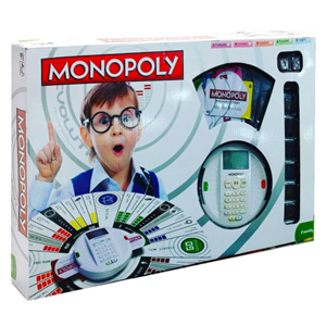 بازی فکری مونوپولی دیجیتال MONOPOLY REVOLUTION به همراه دستگاه کارت خوان -اسباب بازی